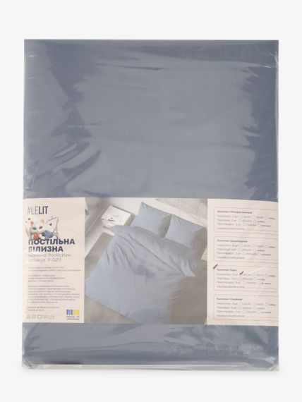 Постільна білизна Євро LeLIT P-0211 215х240 см Синій shop (2000000310497) | Зображення 2