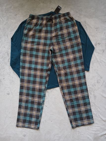 Пижама мужская с фланелевыми штанами | Зображення 1