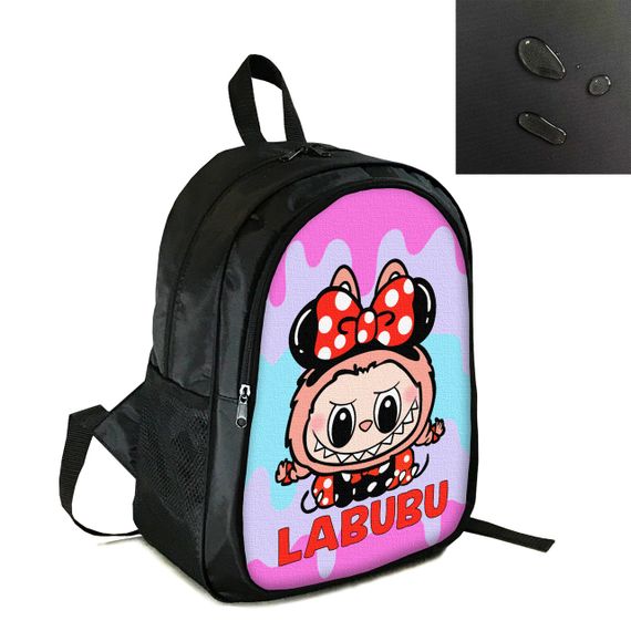 Рюкзак міський/шкільний 38×28см з принтом Лабубу/Labubu дитячий, підлітковий, спортивний (4148)