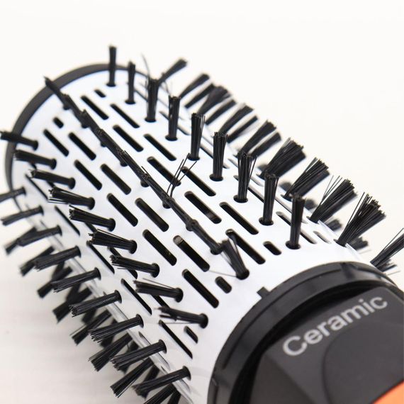 Фен-щітка для волосся, що обертається 3в1 Gemei GM-4828 / Фен-браш для укладання волосся з насадками | Зображення 6