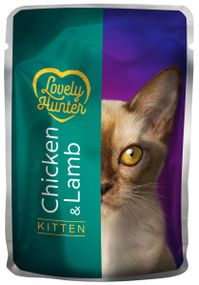 Вологий корм для кошенят з куркою і ягням Lovely Hunter Kitten with Chicken and Lamb 85 г