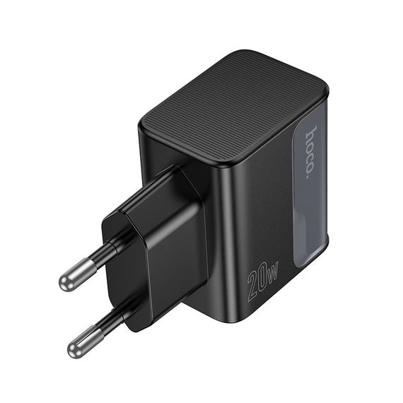 СЗУ 110-240V HOCO CS71A,1xUSB,1xUSB-C,PD20W,White,Blister | Зображення 2