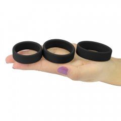 Ерекційні кільця - Power Plus Soft Silicone Pro Ring Black | Зображення 3