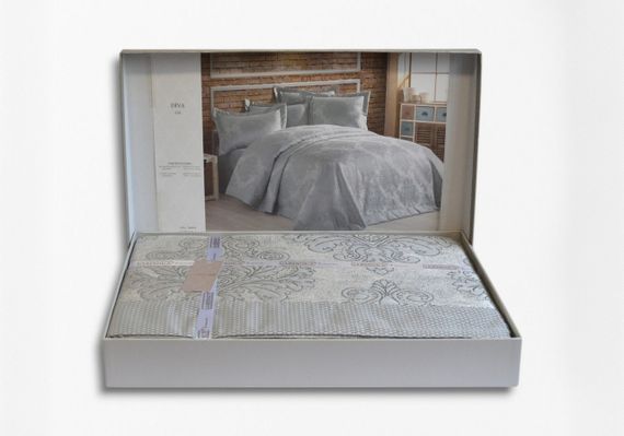 Покривало Gardines Diva 240х260 см. сіре | Зображення 2