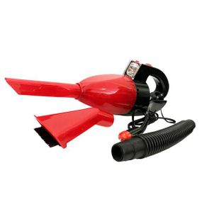 Пилосос Car Vacuum Cleaner з ліхтариком портативний автомобільний червоний