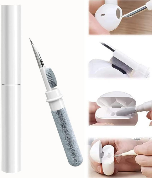 Ручка щетка 3 в 1 для чистки наушников и других гаджетов Multi Cleaning Pen | Зображення 2