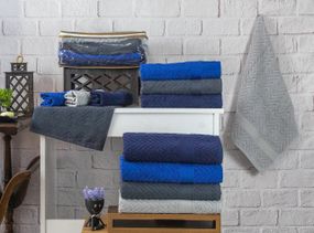 Набір рушників Zeron 128220 Туреччина 140*70  Махра Синій