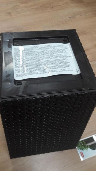 Горшок для цветов (кашпо) Keter (Кетер) Rattan Style Planter L (17192302) Коричневый | Зображення 8