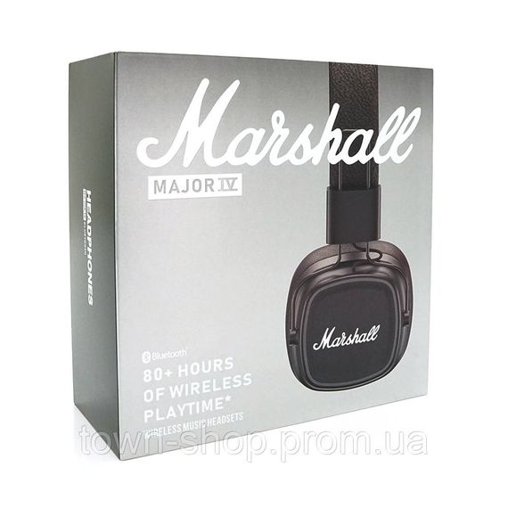 Беспроводные Bluetooth наушники MARSHALL 4, Brown, Box | Зображення 1