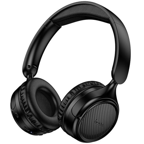Накладні бездротові навушники Hoco W66 Wave Black | Зображення 1