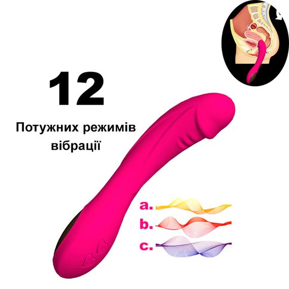 Вібратор для стимуляції зони G (USB, рожевий) | Зображення 9
