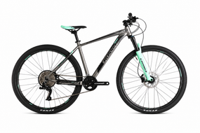 Велосипед горный 29" Crosser Solo 21 рама 21", 1x12 L-TWOO + Shimano, алюминий, дисковые гидравлические Зеленый