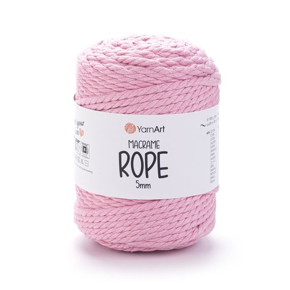 Пряжа YarnArt Macrame Rope 5 мм 762 бавовняний шнур для макраме, панно та кашпо