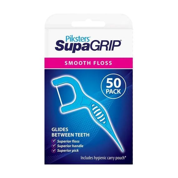 Зубочистка – флос Piksters SupaGRIP Floss Picks, 50 шт