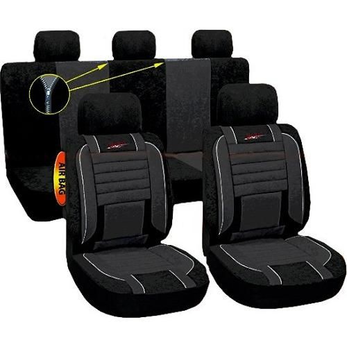 Набір чохлів MILEX/Bravo повний к-т/2пер.+2задн.+5підг./чорні (AG-B88721)