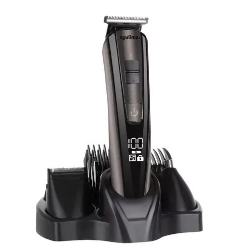 Машинка для стрижки волос и бороды Soulima 19356 | Триммер 5 в 1 с дисплеем | Зображення 3