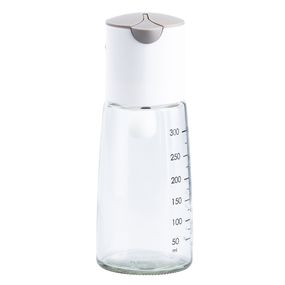 Пляшка для олії та оцту 300 мл з гравітаційною кришкою, сірий