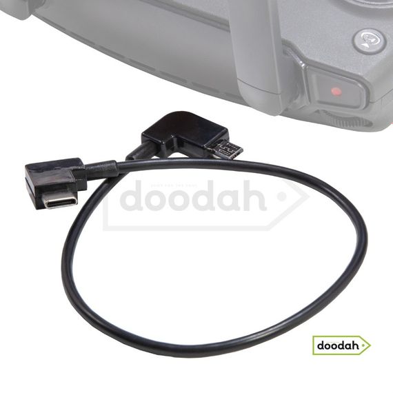 Кабель передачі даних OTG Micro USB - Type C для пульта DJI Spark, AIR, Mavic, Mini, Pro Zoom, Hubson, Zino