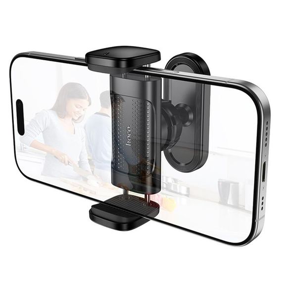 Держатель для телефона Hoco HD12 Supporter on magnet Black | Зображення 4