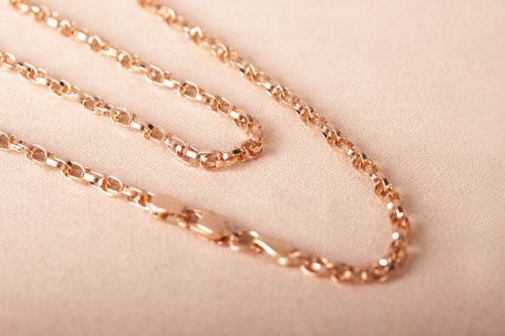 Женская золотая цепочка ручеек 400, 10 | Зображення 4