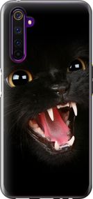 Чехол на Realme 6 Pro Чёрная кошка "932u-1893-17620"