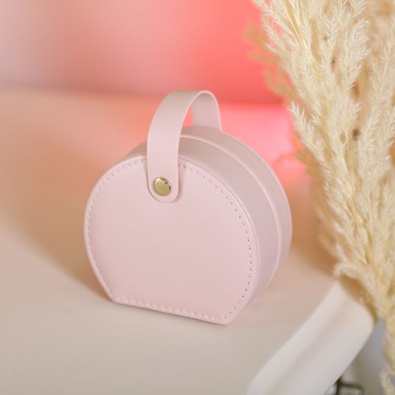 Скринька для прикрас з еко шкіри 10×9×4.5 см ​​органайзер для ювелірних виробів HP-5-31P | Зображення 4