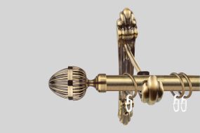 Карниз для штор однорядний металевий 25 мм, Одеон РЕТРО 200 см