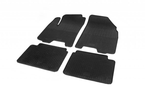 Резиновые коврики (4 шт, Polytep) для Chevrolet Aveo T200 2002-2008 гг | Зображення 1