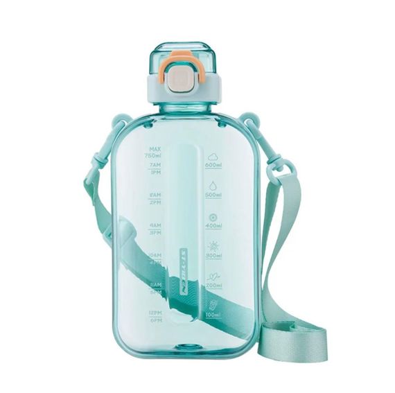 Бутылка для воды из BPA-free пластика 750 мл. Бирюзовая