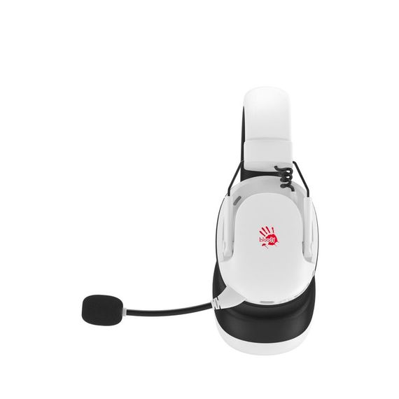 Гарнітура ігрова бездротова Bloody GR585 (White) з RGB підсвічуванням, білий колір | Зображення 4