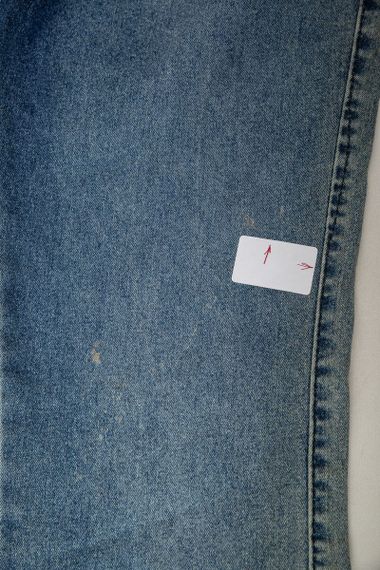 Джинсы женские расклешенные  -уценка, цвет сине-голубой, 247R904-U-20 | Зображення 6