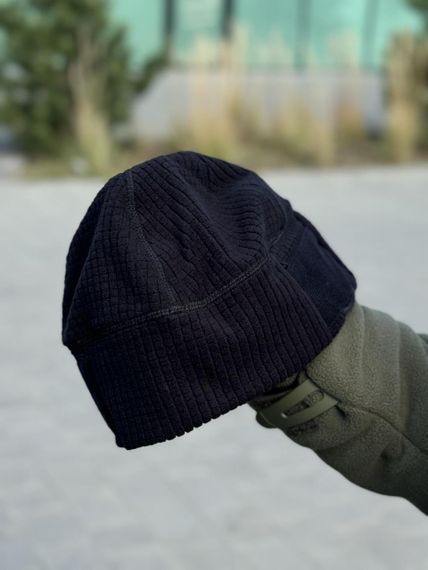 Шапка Helikon Range Beanie Grid Fleece - Black. | Зображення 6