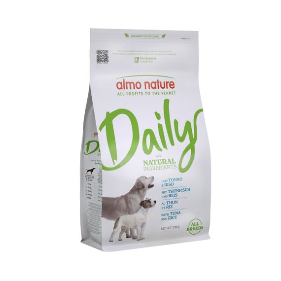 Сухий корм з тунцем для собак Almo Nature Daily Dog Adult with Tuna and Rice, 1.2 кг