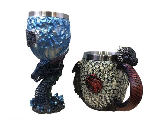 Подарочный Набор Кружка Чашка Бокал 3D Игра Престолов Game Of Thrones Fire and Blood Дом Таргариен | Зображення 2
