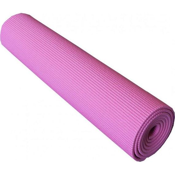 Килимок для йоги та фітнесу Power System PS-4014 PVC Fitness Yoga Mat Pink (173x61x0.6) | Зображення 3
