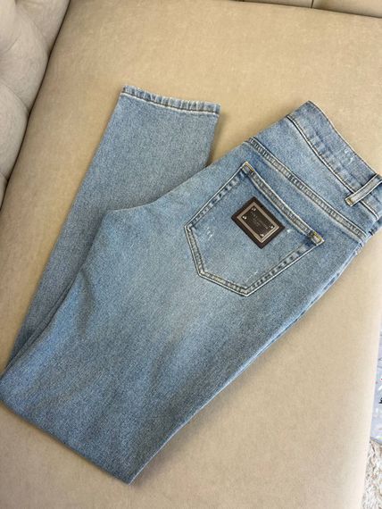 Джинси чоловічі Dolce Gabbana Light Blue світлі d072 | Зображення 1