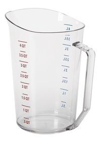 Мірна чашка із полікарбонату 4000 мл Cambro (США), Прозрачный