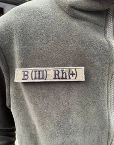 Нашивка група крові (В(III) Rh+) піксель
