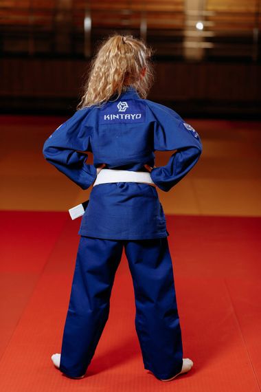 Кімоно для грепплінгу синє, TM "Kintayo", 120 зріст, щільність 350 гр/м.кв. | Зображення 7