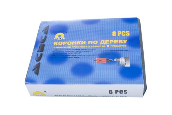 Набор корончатых сверл по дереву Рамболд - 8 шт. (64-127 мм) (60K023) | Зображення 3