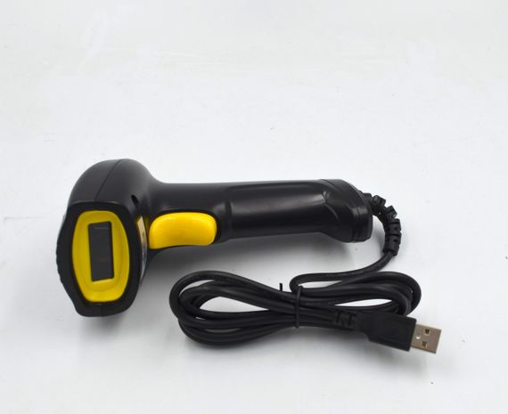 Сканер штрих-кодов лазерный проводной Mobitehnika MT-2350 чёрный USB (MT-2350)