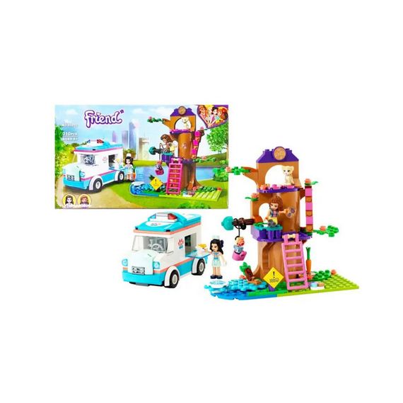 Конструктор для дівчат від 6 и років Подруги Конструктор для дітей, іграшка-конструктор | Зображення 1