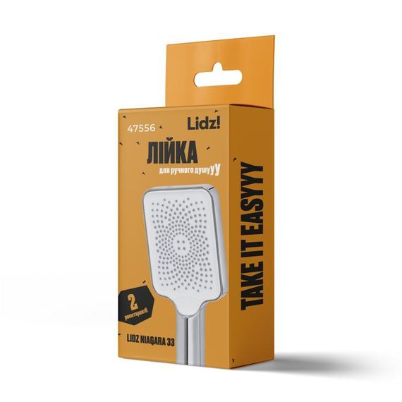 Лейка для ручного душа Lidz Niagara 33 145x95 мм прямоугольная LDNIA33CRM47556 Chrome | Зображення 3