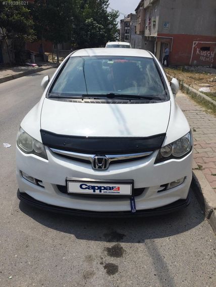 Дефлектор капота (EuroCap) для Honda Civic Sedan VIII 2006-2011 гг | Зображення 1