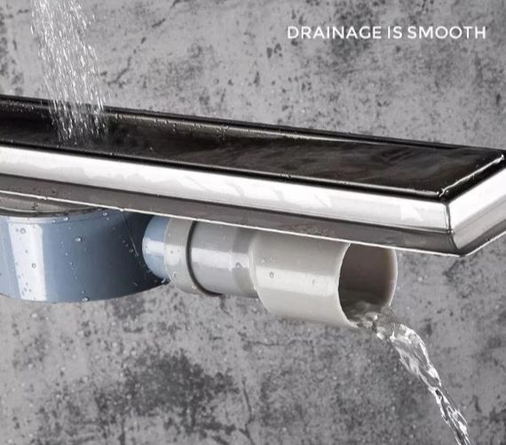 Душовий трап під плитку Gappo 70х700 мм, нержавіюча сталь G87007-4 | Зображення 6