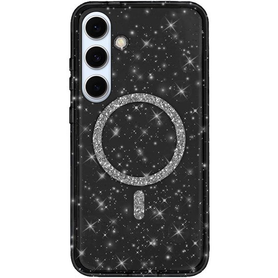 Чохол TPU Eclipse Sparkle (MagFit) для Samsung Galaxy S25 / S24 Black