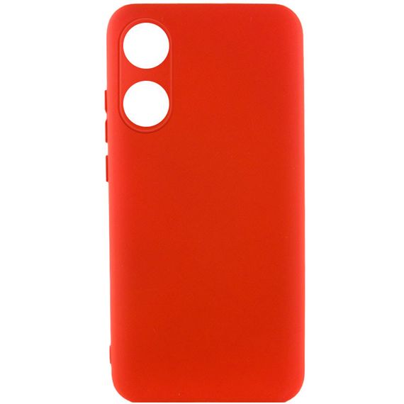 Чехол Silicone Cover Lakshmi Full Camera (A) для Oppo A58 4G Красный / Red