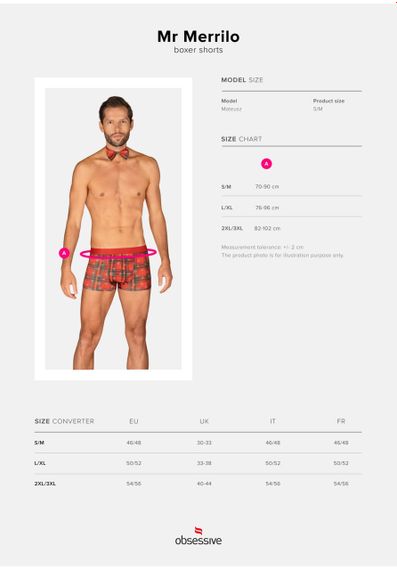 Рольовий костюм Mr Merrilo bokserki i mucha 2XL/3XL sexstyle | Зображення 1