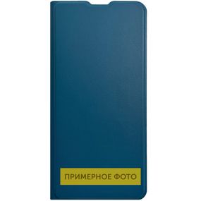 Шкіряний чохол-книжка GETMAN Elegant (PU) для TECNO Spark 9 Pro (KH7n) Штучна шкіра, Слот для візитки, Синій