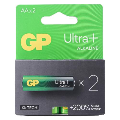 Батарейка GP ULTRA PLUS ALKALINE 1.5V 15AUP21-SB2 лужна LR6, АА